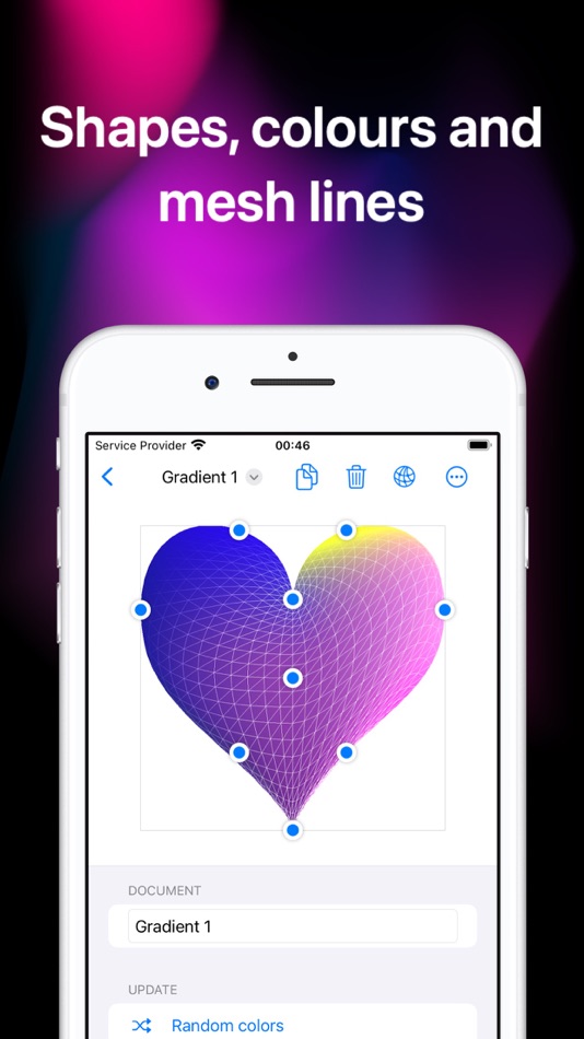 #4. Mesh Gradients Ultimate (macOS) Podle: Denis Chashchin