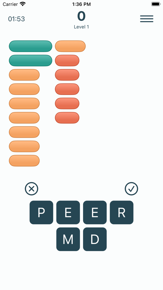 #1. Shuffler - A Word Find Game (iOS) Podle: Mark Tassinari