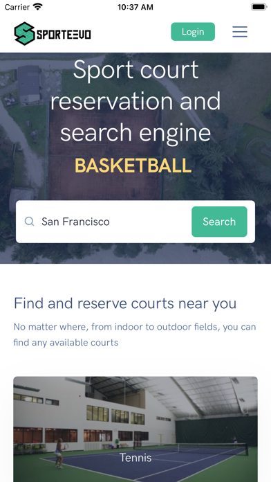 Sporteevo Screenshot