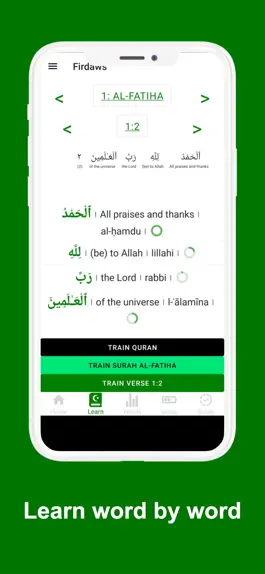Game screenshot Quran Firdaws | Train & learn apk