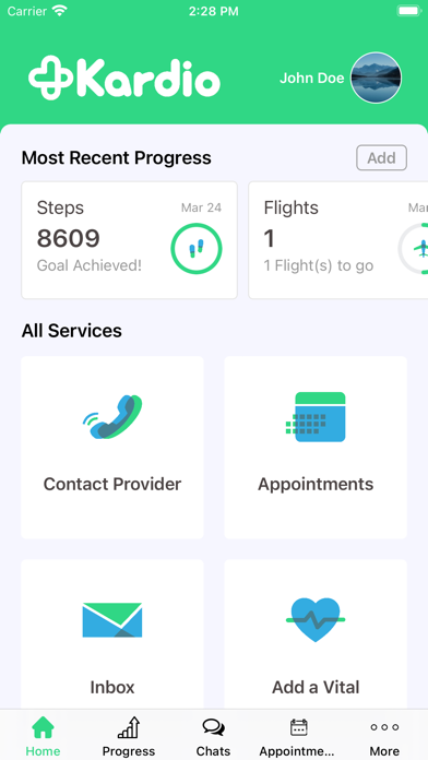 Kardio - Patient Screenshot