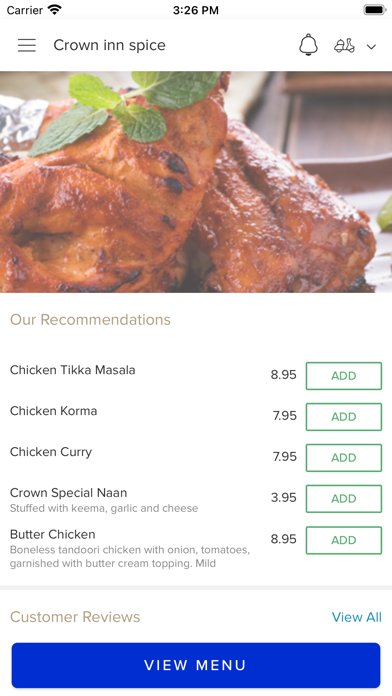 Crown inn spice Screenshot