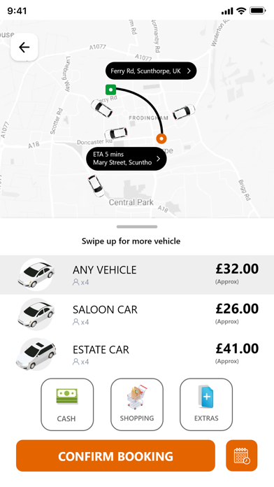 ASH Taxis Limited Screenshot