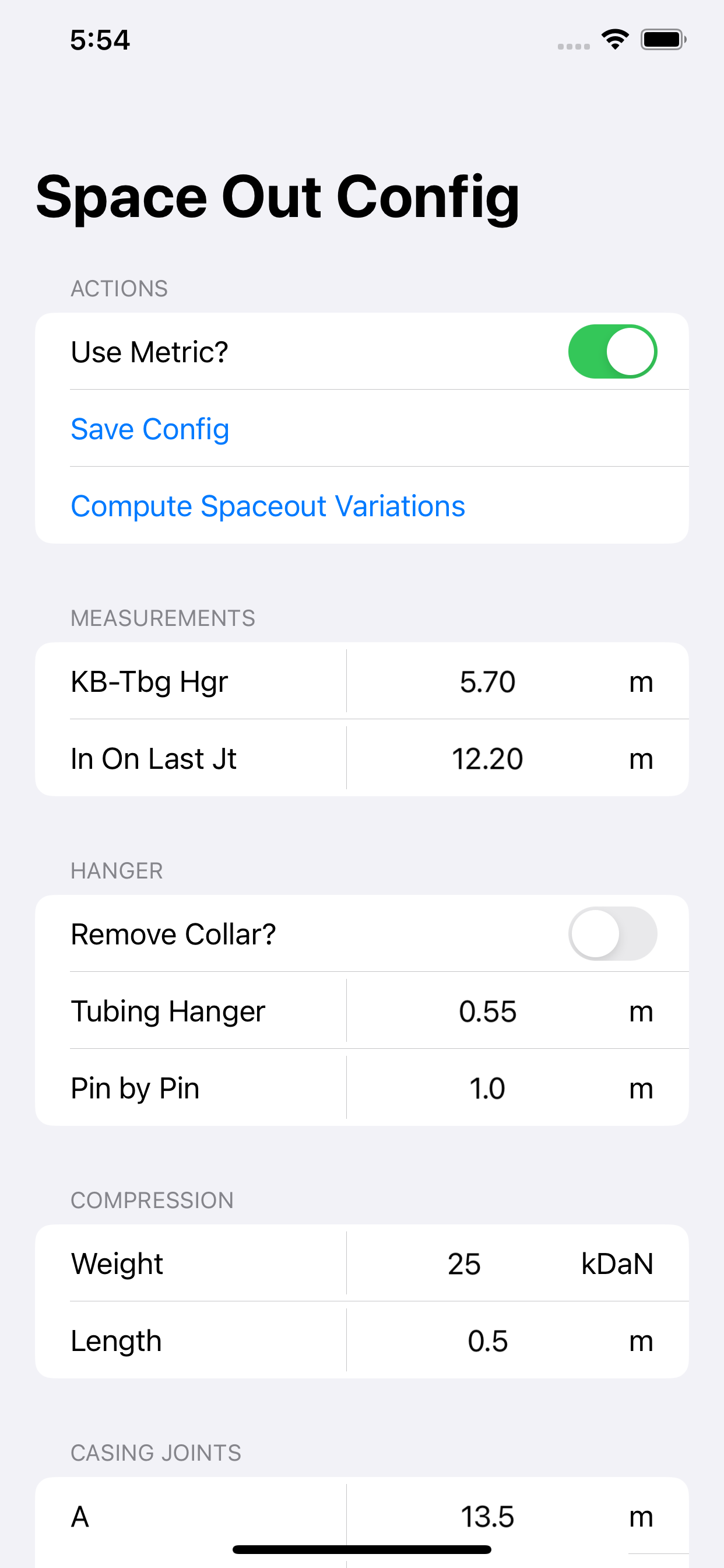 Space Out Calculator
