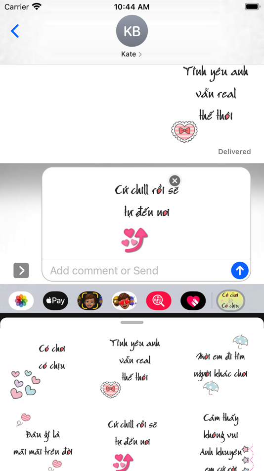 Love Words Stickers 01 - 1.0 - (iOS)