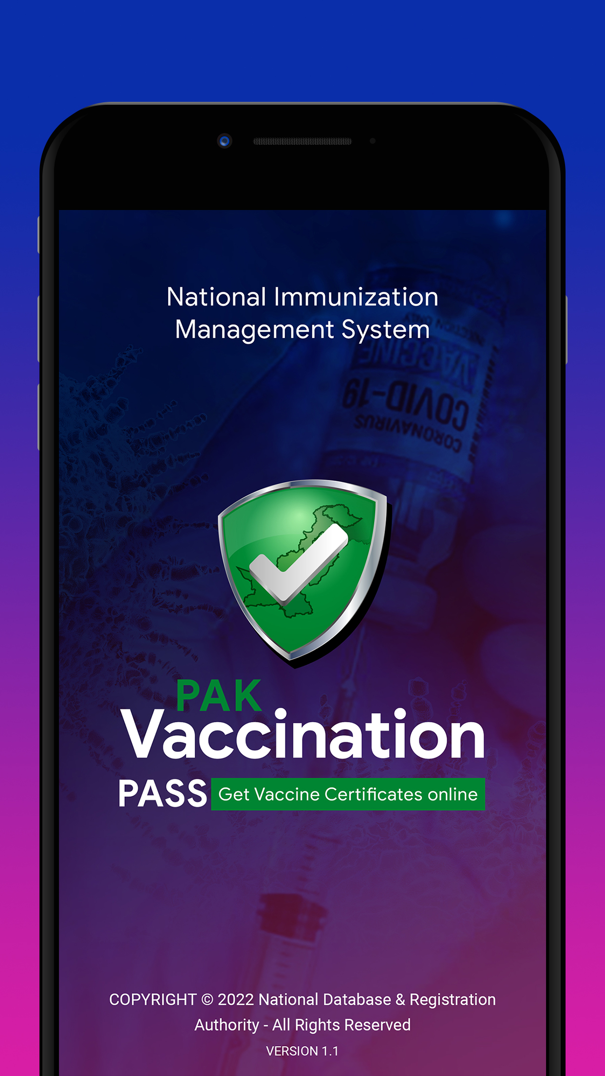 PAK Covid-19 Vaccination Pass