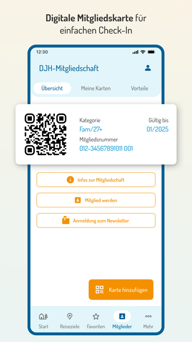 DJH Youth Hostels in Germany Screenshot