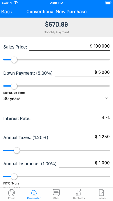 Welcome Home Finance Screenshot