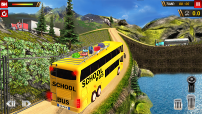School Bus Uphill Driving Screenshot