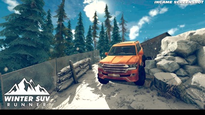 Winter SUV Mountains Runner Screenshot