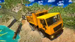 3d cargo truck driving iphone screenshot 2