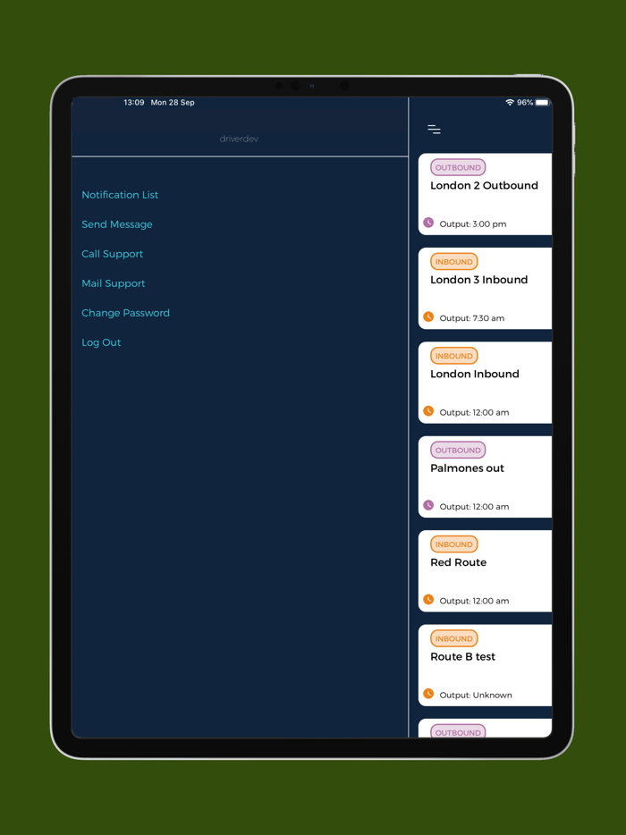 Monmouthshire Driver App