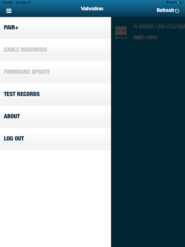 Valvoline Battery Tester