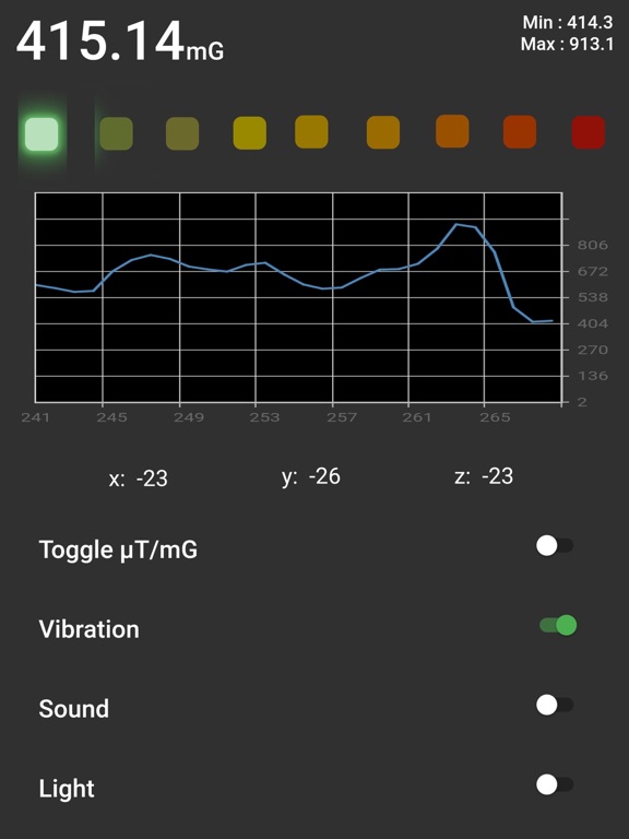 EMF Analytics iPad screenshot 2 - Utilities app