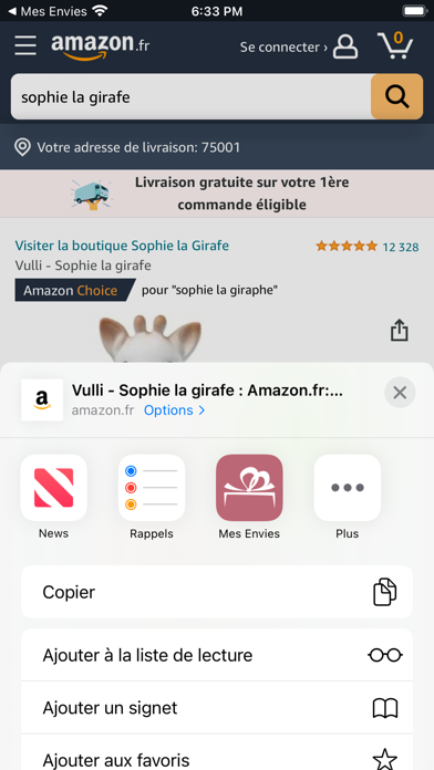 Screenshot #2 pour Mes Envies - Liste de cadeaux