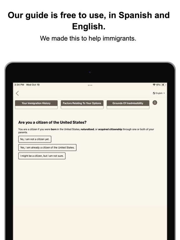 Open Borders iPad screenshot 2 - Reference app
