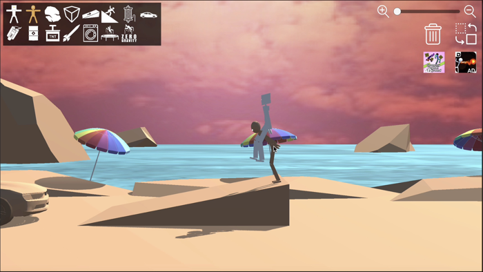 Beach Sand Physics Playground