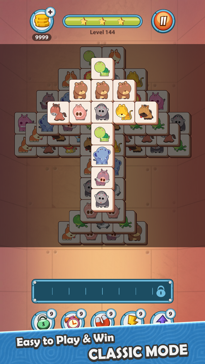 Tile Match Animal Link Puzzle