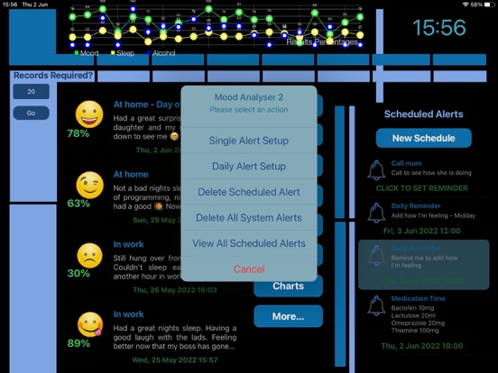 Mood Analyser 2 iPad screenshot 9 - Health & Fitness app