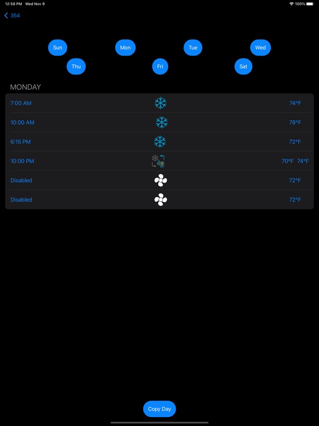 The EasyTouch RV Touchscreen Thermostat Control By Micro-Air, LLC