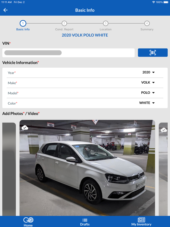 Copart GO iPad screenshot 4 - Business app