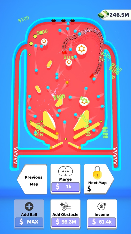 #3. Pinball Clicker (iOS) Bởi: Piziz Games