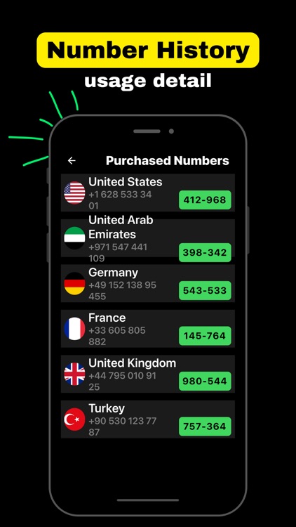 Virtual Phone Number :VCode screenshot-3