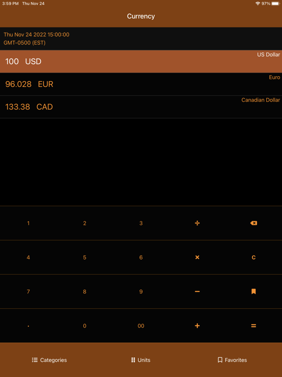 Equal=It Unit Converter Plus iPad screenshot 4 - Utilities app