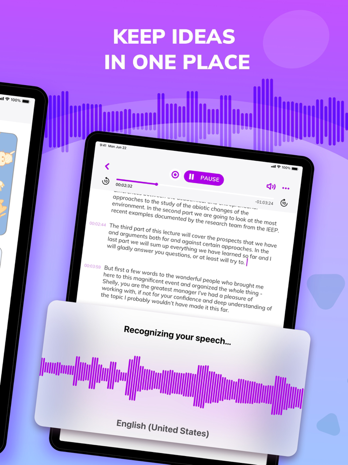 My Voice Diary - Note-Taking