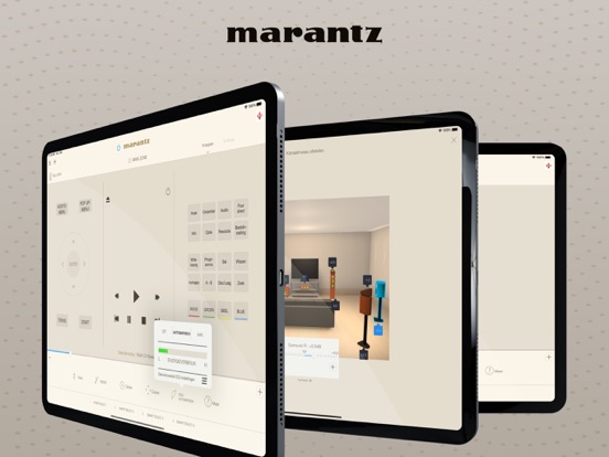 Marantz AVR Remote iPad app afbeelding 1