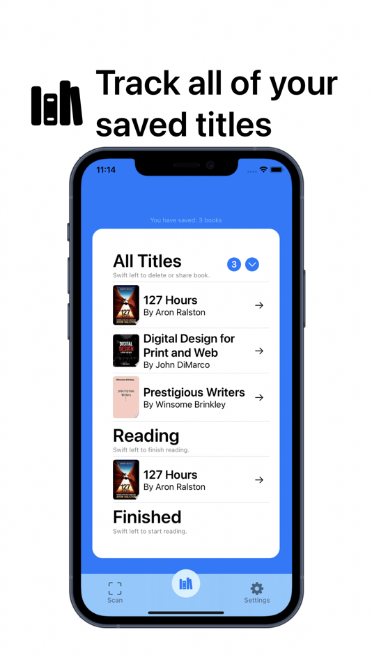 #2. Bookshlf: Scan to save books (iOS) 由: Jeremy Hernandez
