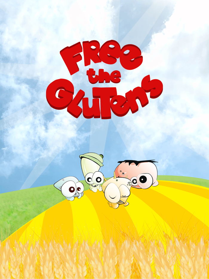 Free The Glutens - Cartoon Fun