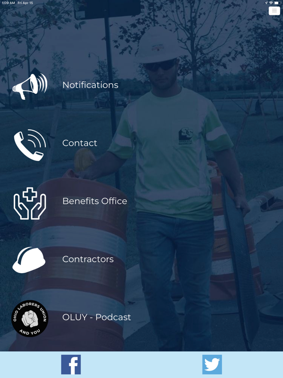 Ohio Laborers Union. iPad screenshot 1 - Reference app