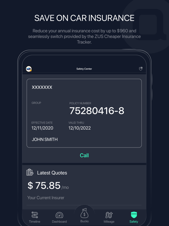 ZUS - Save Car Expenses iPad screenshot 6 - Utilities app