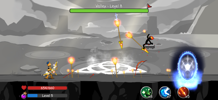 Stickman Fight Archer Survival