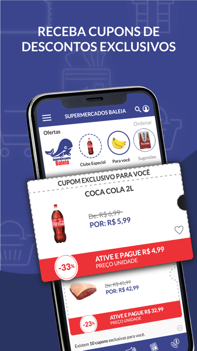 Supermercados Baleia Screenshot