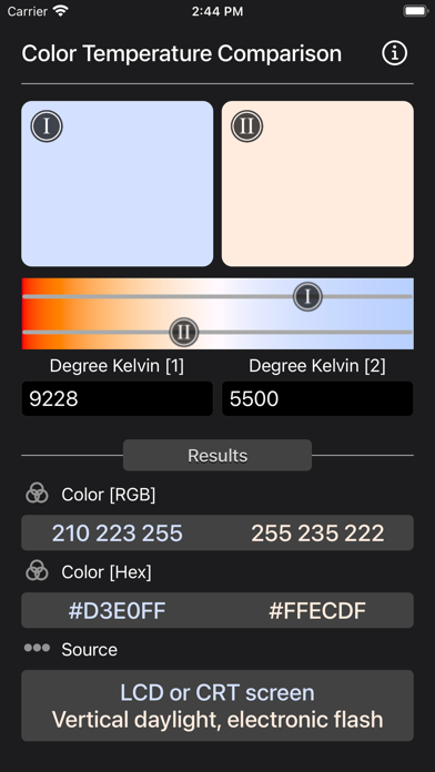 Color Temperature Comparisonのおすすめ画像5