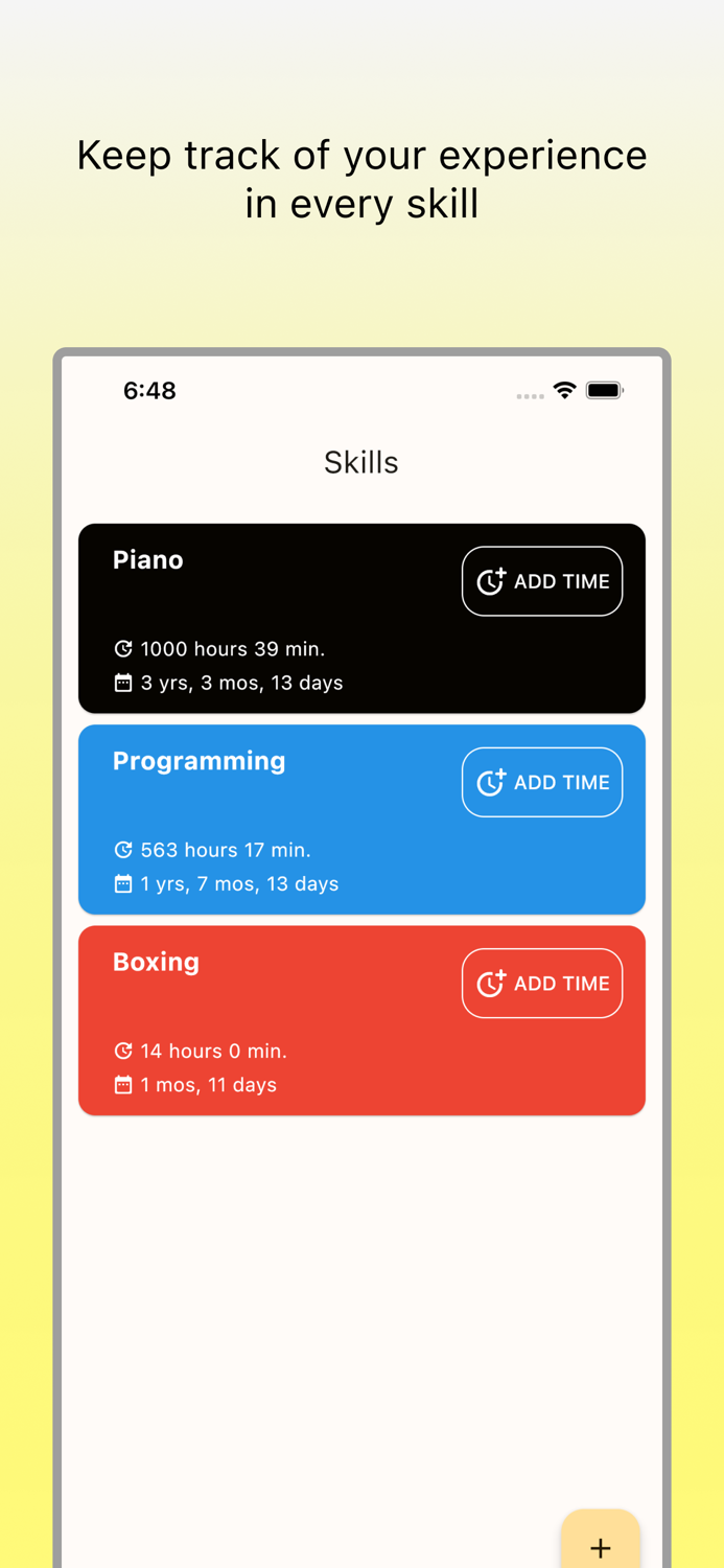 Mastery - Record of Experience