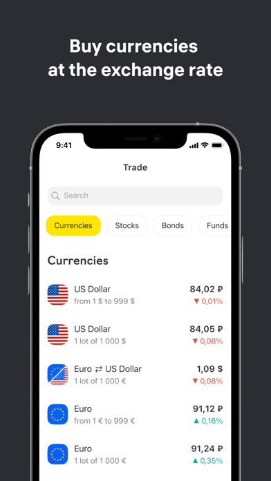 Raiffeisen Invest — broker Screenshot