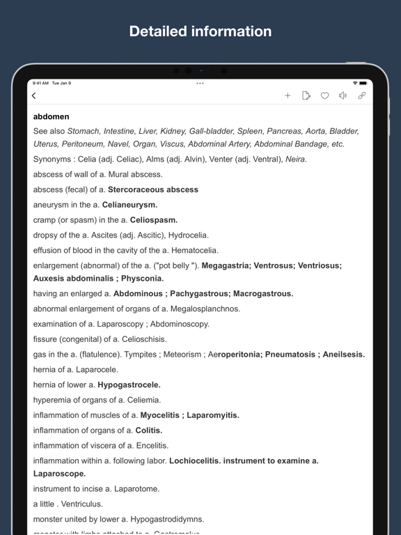 Screenshot #5 pour Medical Thesaurus