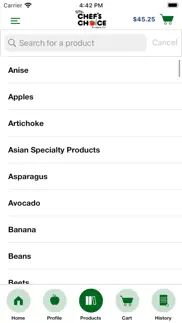 chef's choice checkout iphone screenshot 3