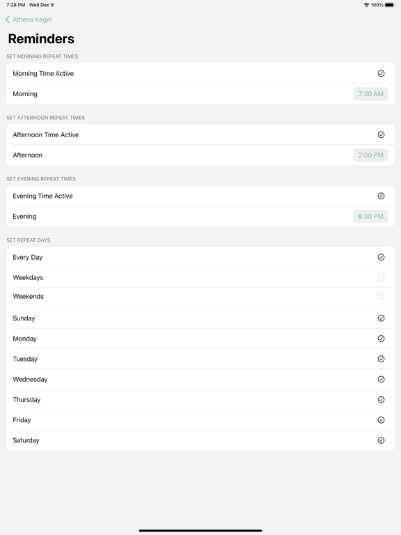 Screenshot #6 pour Athena Kegel Trainer for Women