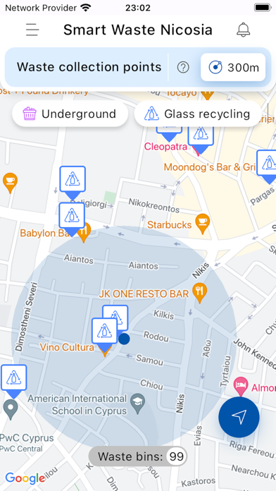 Smart Waste Nicosia City Screenshot
