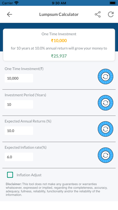 Simplus Financial Screenshot
