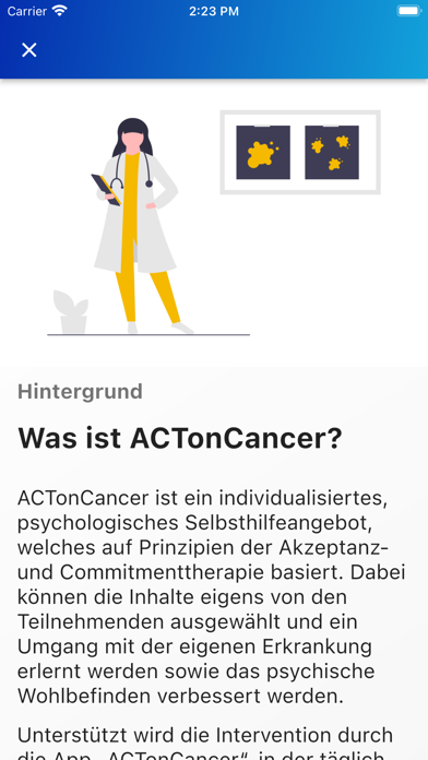 ACTonCancer Screenshot