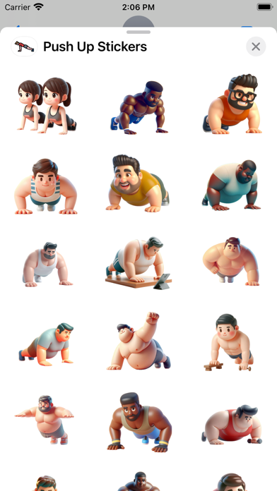 Screenshot #1 pour Push Up Stickers