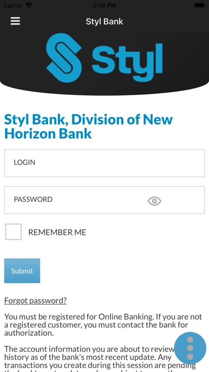 Styl Mobile Banking