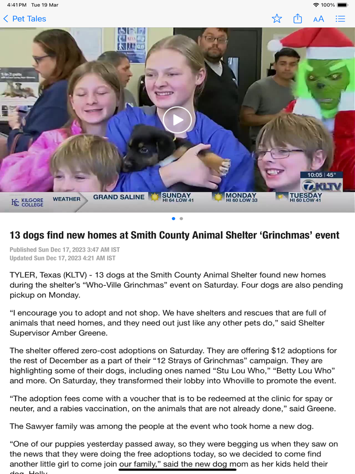 Pet Project KLTV-KTRE