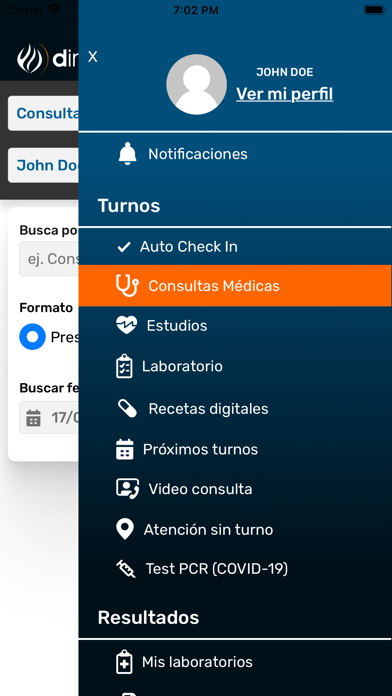 DIM SALUD Turnos y Resultados Screenshot