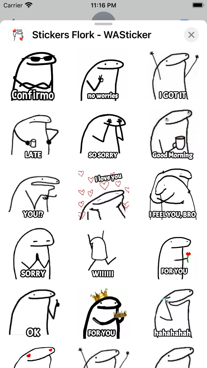 Stickers Flork - WASticker